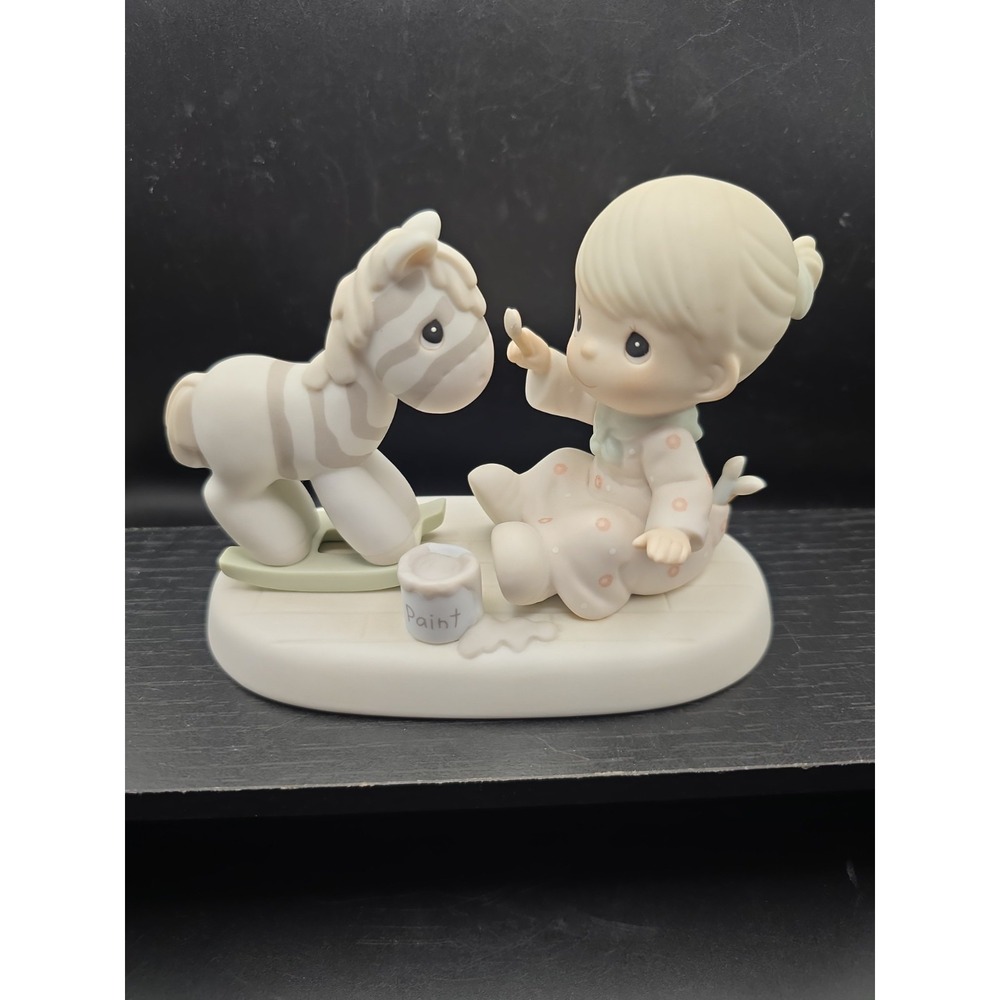 Precious Moments"What a Difference You've Made in My Life"#531138 Girl Zebra